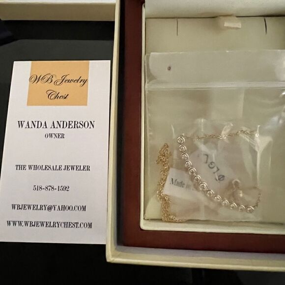 14K Yellow Gold Necklace with 1/2 Carat Lab Grown Diamond in Curved Bar Design - Picture 12 of 16